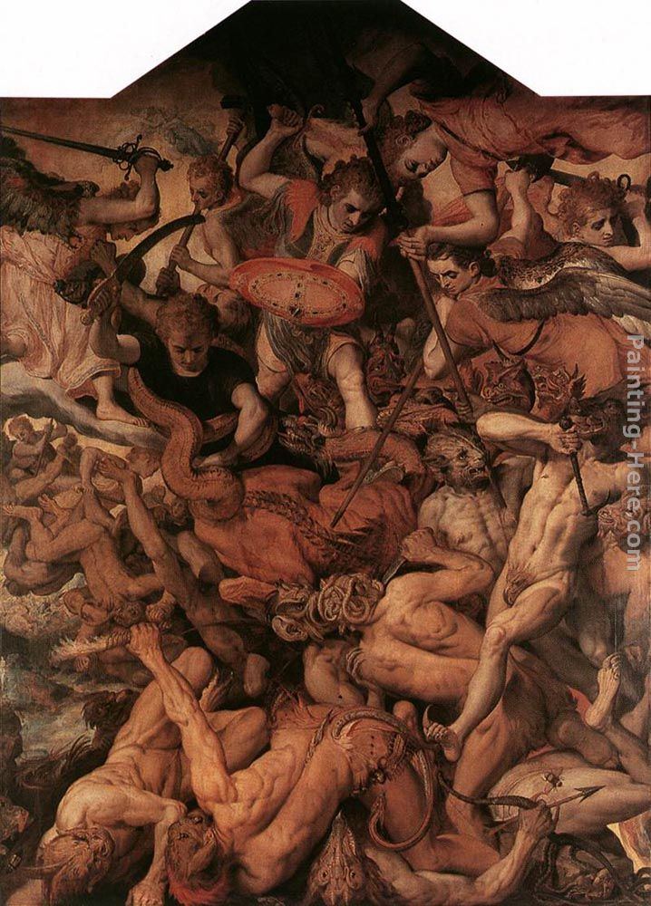 Frans the elder Floris The Fall of the Rebellious Angels